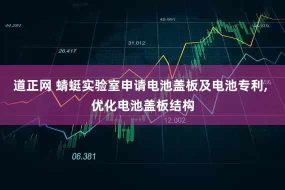 道正网 蜻蜓实验室申请电池盖板及电池专利, 优化电池盖板结构