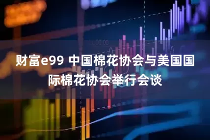 财富e99 中国棉花协会与美国国际棉花协会举行会谈